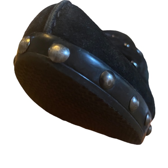 Stuart Weitzman double agent, heeled, suede, studded, mules. sz 5 - Picture 16 of 16